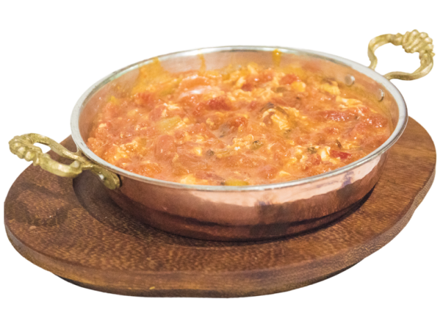 Menemen - Rührei mit Tomaten und Paprika